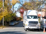 truck making delivery to the Van Dyck across from the Gillette House blocks westbound lane of Union St. –&nbsp;2Nov2010