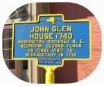 historic marker for 58 Washington Ave., the John GLen House – reinstalled after 5 years the day before the&nbsp;Walkabout