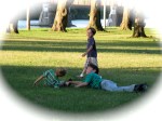 boys have fun at 2011 Stockade Neighborhood Picnic – Riverside Park Shenectady NY –&nbsp;26Jul2011