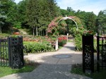 main entryway to the Central Park Rose Garden in Schenectady NY –&nbsp;20June2011