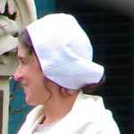 Susannah Hand in role at the Lawrence Circle for Schenectady Stockade Walkabout&nbsp;2011