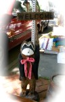 2011 sidewalk sale 4Jun11- Schenectady Stockade – welcome raccoon on the curb at 15 Front&nbsp;St.