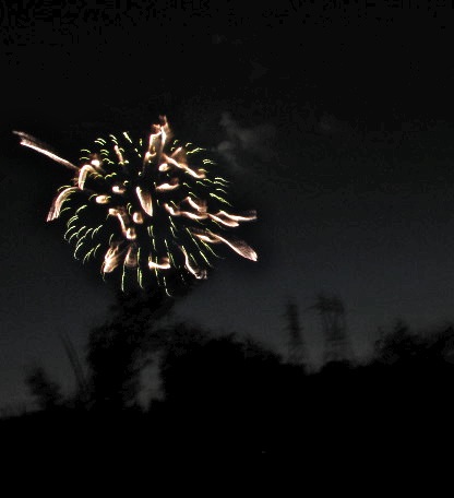 FireworksJJ2009 - tongues over the Isle of the Cayugas