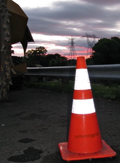 NiMo Sunset - safety cone