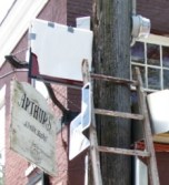 Polacheck Square - covered sign 13June2009