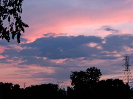 Sunset - from 16 Wash. Ave. - 07Jun09