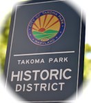 Takoma Park Historic District&nbsp;Sign
