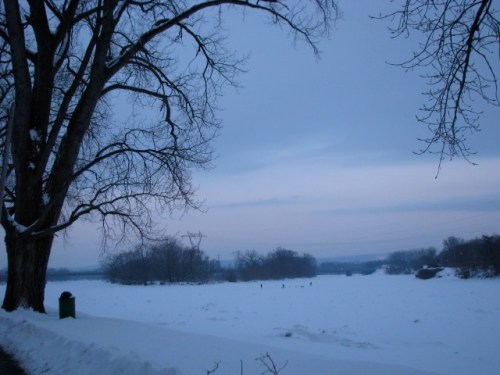 Inauguration Day Sunrise - western skies at Riverside Park - 20Jan09