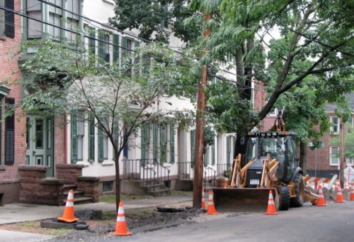 Orange - Wash. Ave. southside view - 02July09