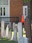 Orange Cone at the 1st Presbyterian Cemetery – 01Sept2008&nbsp;–