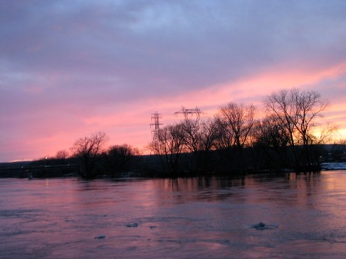 early sunset - 11March09 - Isle of Cayugas