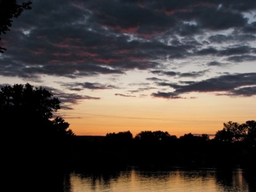 Sunset as seen from Governor's Lane, Schenectady - 19Jul09