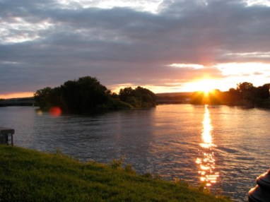 early sunset at Riverside Park - 06Aug09