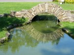 pond bridge – Central Park Rose Garden, Schenectady –&nbsp;03Aug09