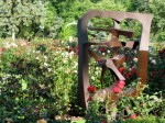 looking eastward from the Yuan sculpture – Schenectady Rose Garden&nbsp;03Aug09