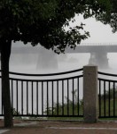 trestle view from esplanade – Riverside Park – 8 AM&nbsp;21Sep09