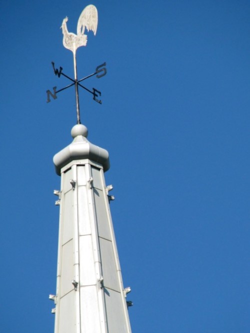 1st Reform Church chanticleer, Schenectady Stockade, Labor Day, September 1, 2008 chanticleer