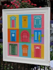 Rob Gavel silkscreen of Stockade doors - 2nd Place and Ernest A. R. Cohen Award for 2009 