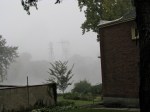 Walkabout 2009 -morning Mohawk fog as seen from Washington Ave., near Cucumber&nbsp;Alley