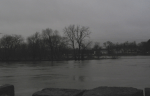 Mohawk River from the end of Washington Ave., Schenectady –&nbsp;08March08