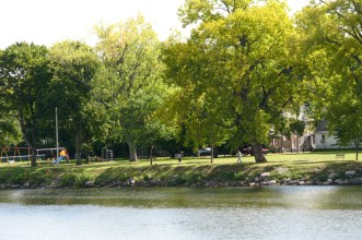 site of the proposed parallel dock seen from the Mohawk River
