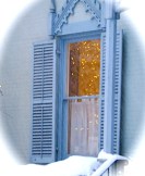 morning lights and reflection the window of 39 Front St. - 7 A.M. 12Jan2011