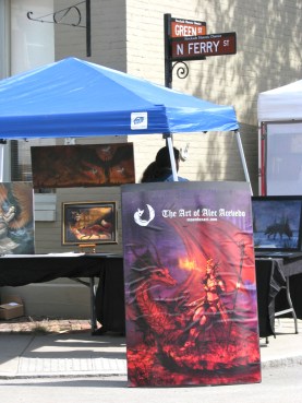 Alec Acevedo's exhibit - 60th Annual Stockade Villagers' Outdoor Art Show - 10Sep2011