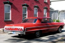 Chevy Impala used in "Muhammad Ali's Greatest Fight" seen at corner of Washington Ave. and Front St. on May 11, 2012