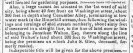 portion of a 1839 Schenectady Gazette classified ad for a property on Washington Ave. at Cucumber Alley 