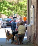 a snack outside of Arthur's