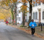 final runners heading up Washington Ave. – Sockadeaathon 2013 – 10Nov2013