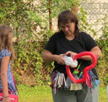 Joanne Arco, the Balloon Lady, was very popular