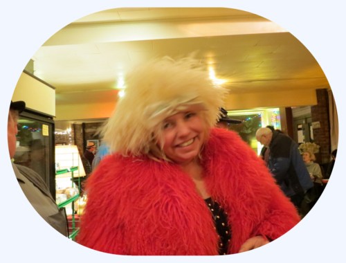 Donna Thomas as the Stockade Tree Lighting Afterglow Party at Arthur's Market - 08Dec2014